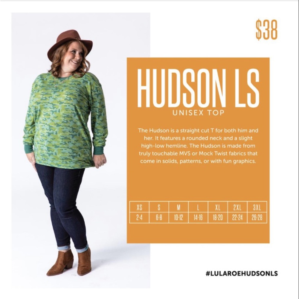 Black LuLaRoe Hudson Long Sleeve T Size XL - Picture 6 of 6